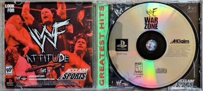 PS1 : WWF WAR ZONE !! Greatest Hits Complete w/Manual | eBay