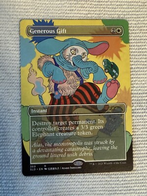 2021 Magic The Gathering Secret Lair Purrfection Generous Gift #369 Non-Foil