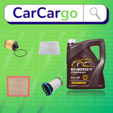 Kit de servicio Fiat 500X 2.0 D Multijet 4x4 diésel 2014-2018 4 piezas filtros + aceite