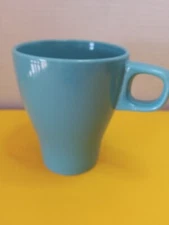  IKEA FARGRIK 8 oz. Teal Blue Coffee Mug Stackable Tea Cup Ceramic 21533
