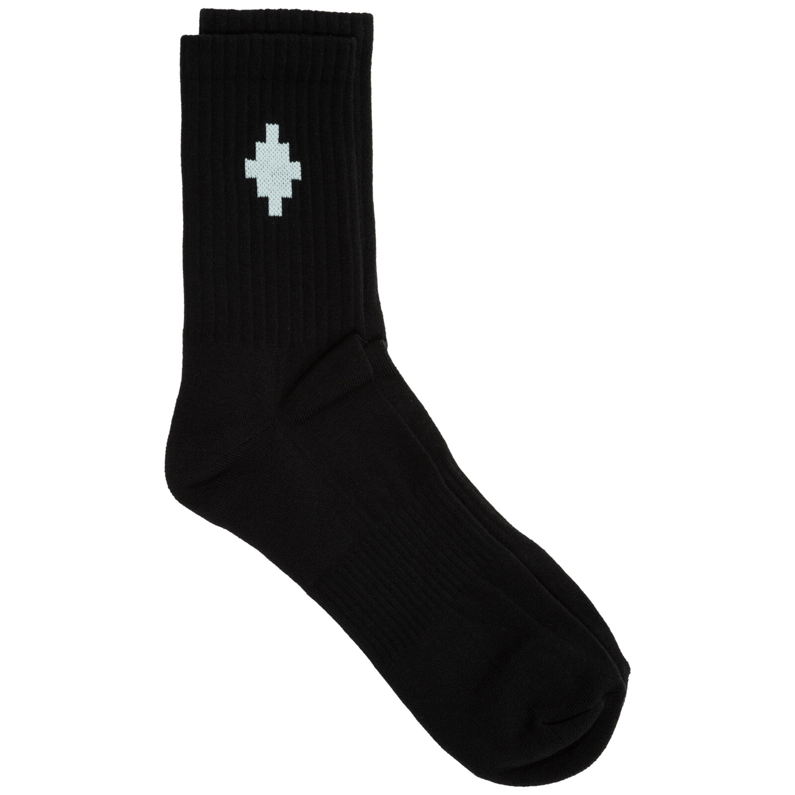 Marcelo Burlon Kniestrmpfe herren cross CMRA015C99KNI0011001 Black - White 7690₽