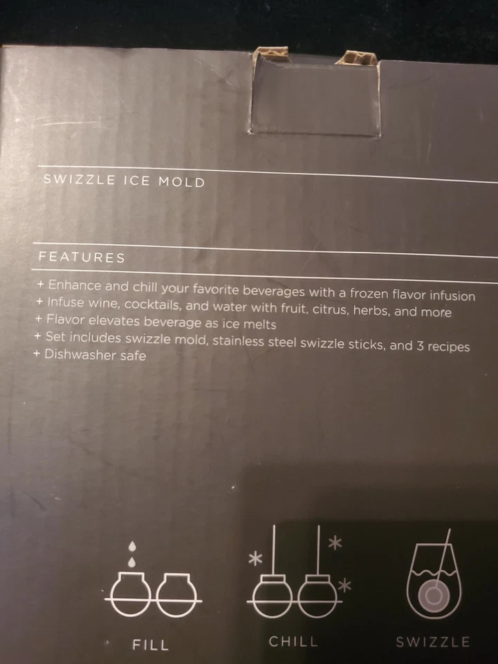 Molde de hielo Houdini Swizzle para bebidas hielo acero inoxidable palos Swizzle de conejo Foto 2 de 2