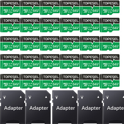 Wholesale 1/50/100pcs 64GB Ultra Micro SD Card SDXC Class 10 Memory Card TF Card