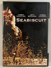 Seabiscuit DVD, 2003, Full Screen NEW - Toby Maguire , Jeff Bridges , Cooper