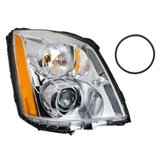 Silscvtt RH/Passenger Side Headlight For 2008-2011 Cadillac DTS HID Clear Lens