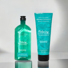 Bath  Body Works Aromatherapy Sandalwood Eucalyptus Body Wash  Foam Bath  Bod