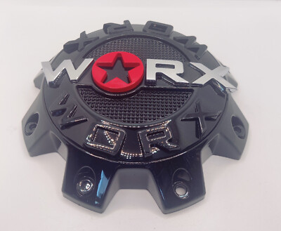 30171765F-A LG1207-40 WORX Ultra Black Wheel Center Cap