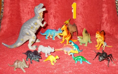Dinosaur Toys LOT Pre-Historic Animals T-Rex Insects Raptor