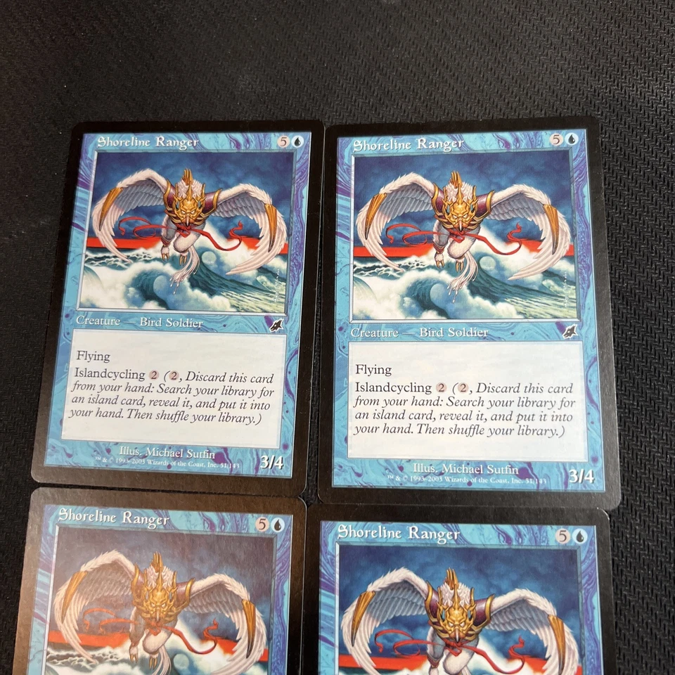 Shoreline Ranger Magic The Gathering Mtg Scourge Playset Card 4 NM - Image 2 of 4