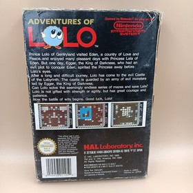 Nintendo NES Adventures of Lolo PAL B - OVP - Ohne Anleitung
