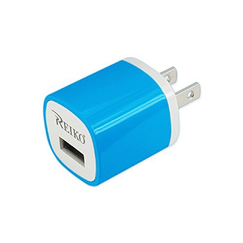 Reiko 1A5V USB Travel Charger Charge Your Equipment Anytime, Anywhere Blue
