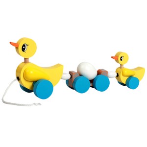 wooden walking duck toy