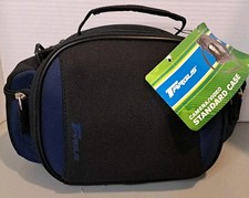 Targus DECV01 Camera Bag 4 Pocket 10"X6.5"x5" Blue/Black NWT NEW