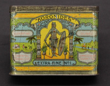 Alte Selten Blechdose Englisch "Koronides" Major Drapkin Cigarettes Tin - London