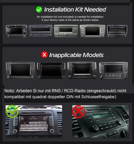 DAB+ 2+64GB Carplay For VW GOLF MK5 MK6 Car Stereo Radio Android 14 GPS Headunit - Picture 3 of 21