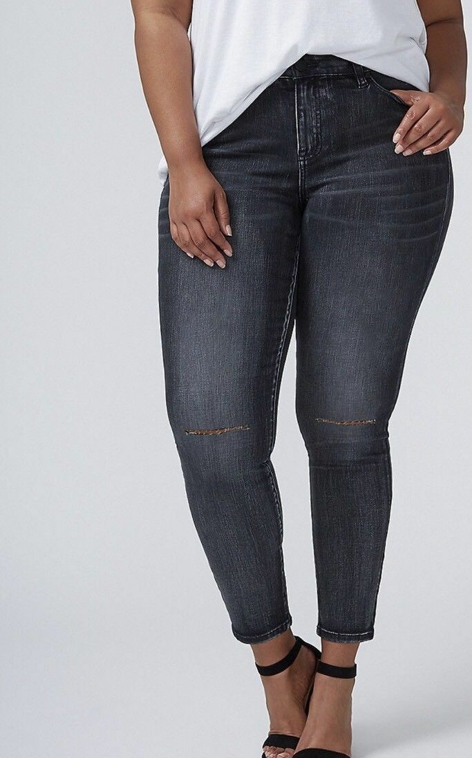 lane bryant super stretch skinny jean with power pockets