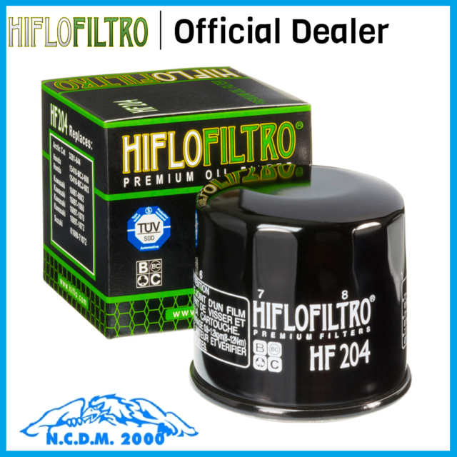 Filtre à Huile Hiflo HF204 Approuvé TUV Vois Applications