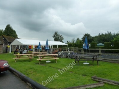Photo 6x4 Beer garden at The Spread Eagle Burgates  c2011