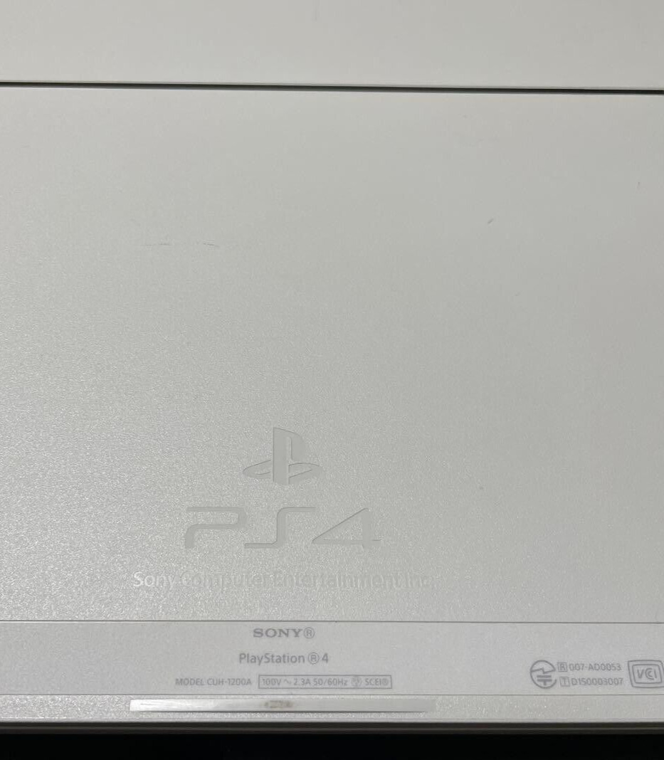 Sony PlayStation 4 Original CUH-1200A Glacier White Game Console Full Box  F/S