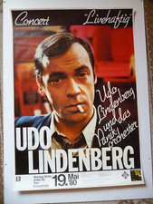 UDO LINDENBERG U. DAS PANIKORCHESTER Concert Livehaftig 1980 Orig.Konzertplakat