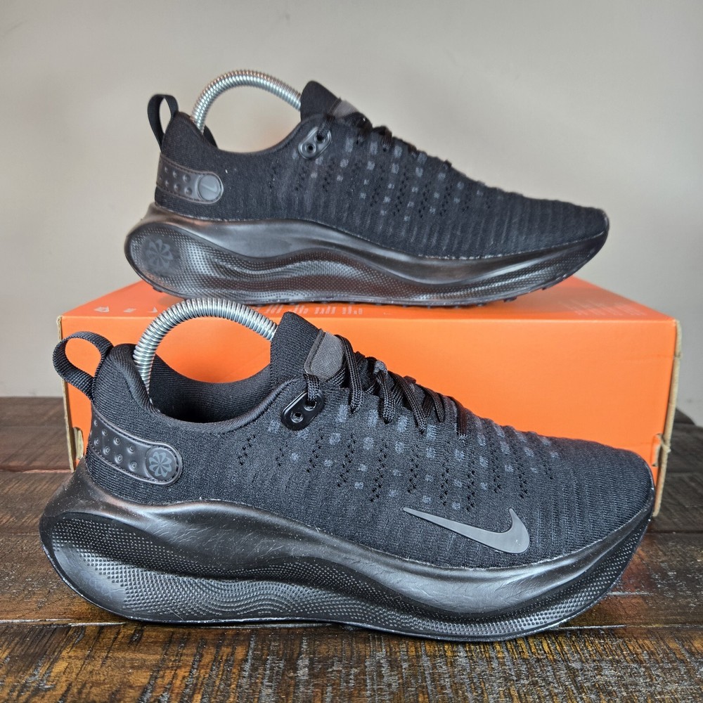 Nike ReactX Infinity Run 4 Men's Size 8 Black Anthracite Running Sneakers DR2665 004