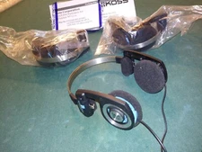 Headphones KOSS Porta Pro on ear Brand NEW factory direct replacements TWO Avail