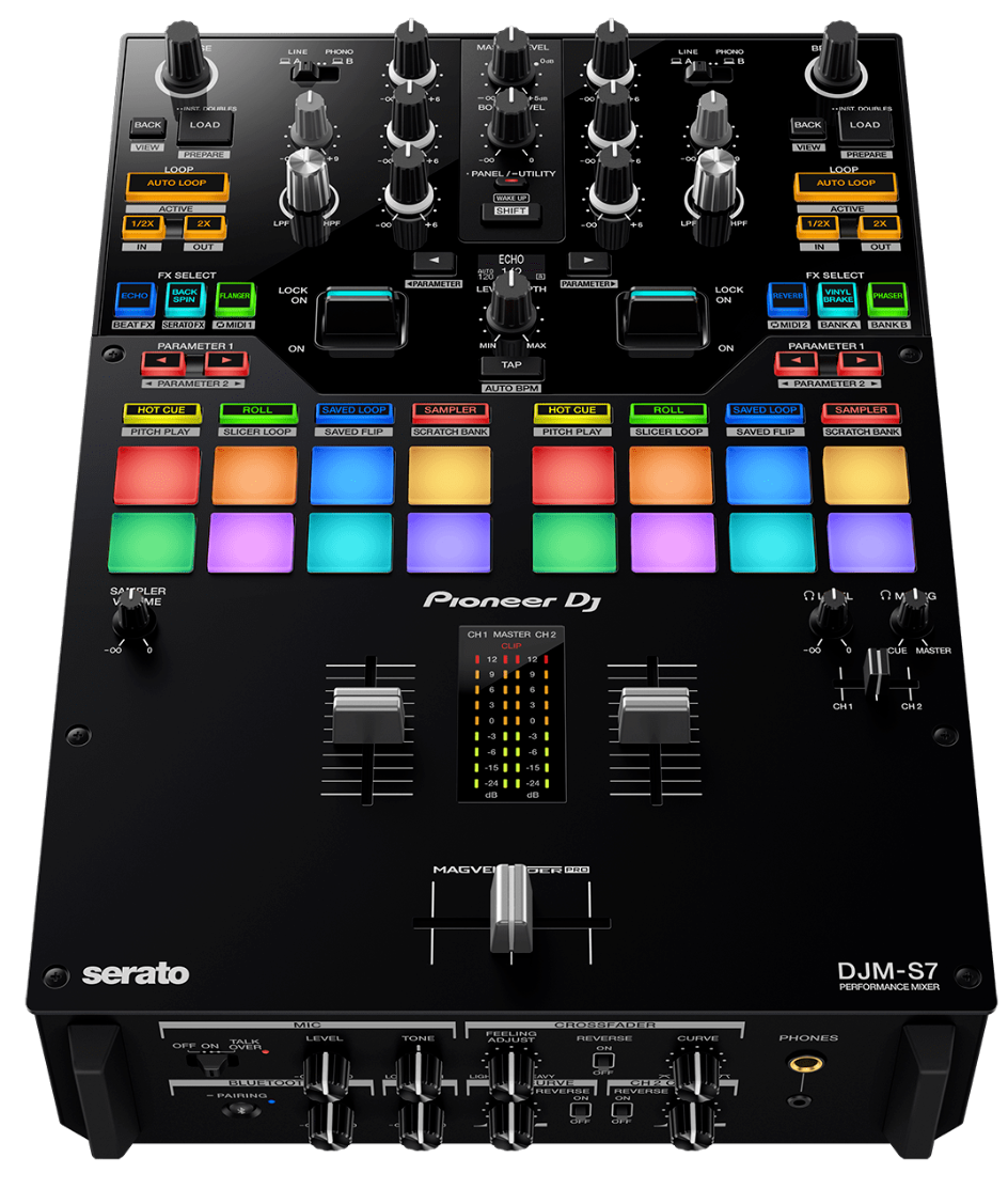 Pioneer DJM-S7 DJ Scratch-style 2-channel Bluetooth DJ