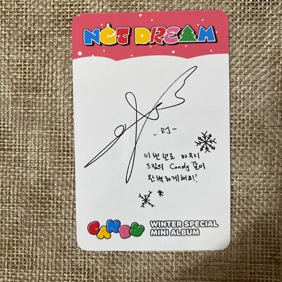 NCT DREAM RENJUN [Bear CANDY Special] Official Trading Photocard