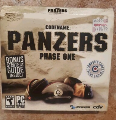 Codename Panzers Phase One - 3 CD Set US Retail Store Box Edition Sealed - Rare