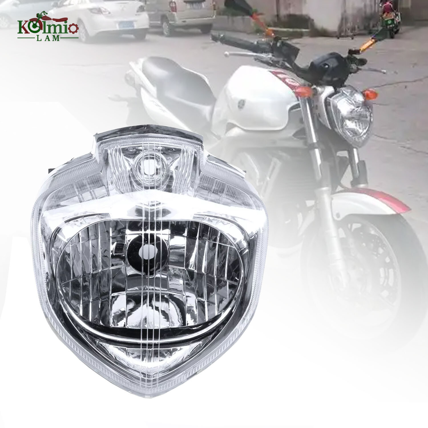 Phare avant moto pour rénovation et contrôle technique Yamaha FZ6 N 04-11