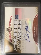 2010 Upper Deck World Of Sports Dustin Hazelett Autograph Athletes Of the World