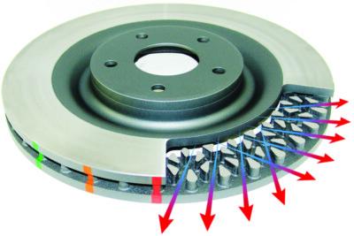 ABC陵央 PHASE 2 FRONT 26MM BRAKE ROTORS DISCS FOR 90-96 NISSAN 300ZX