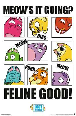 Lost Kitties - Feline Good Poster
