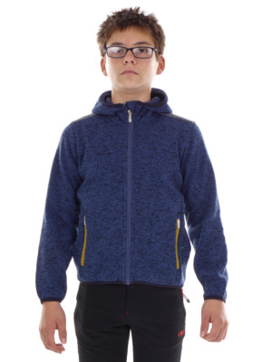 CMP Fleecejacke Funktionsjacke Kapuzenjacke blau primEmotion warm