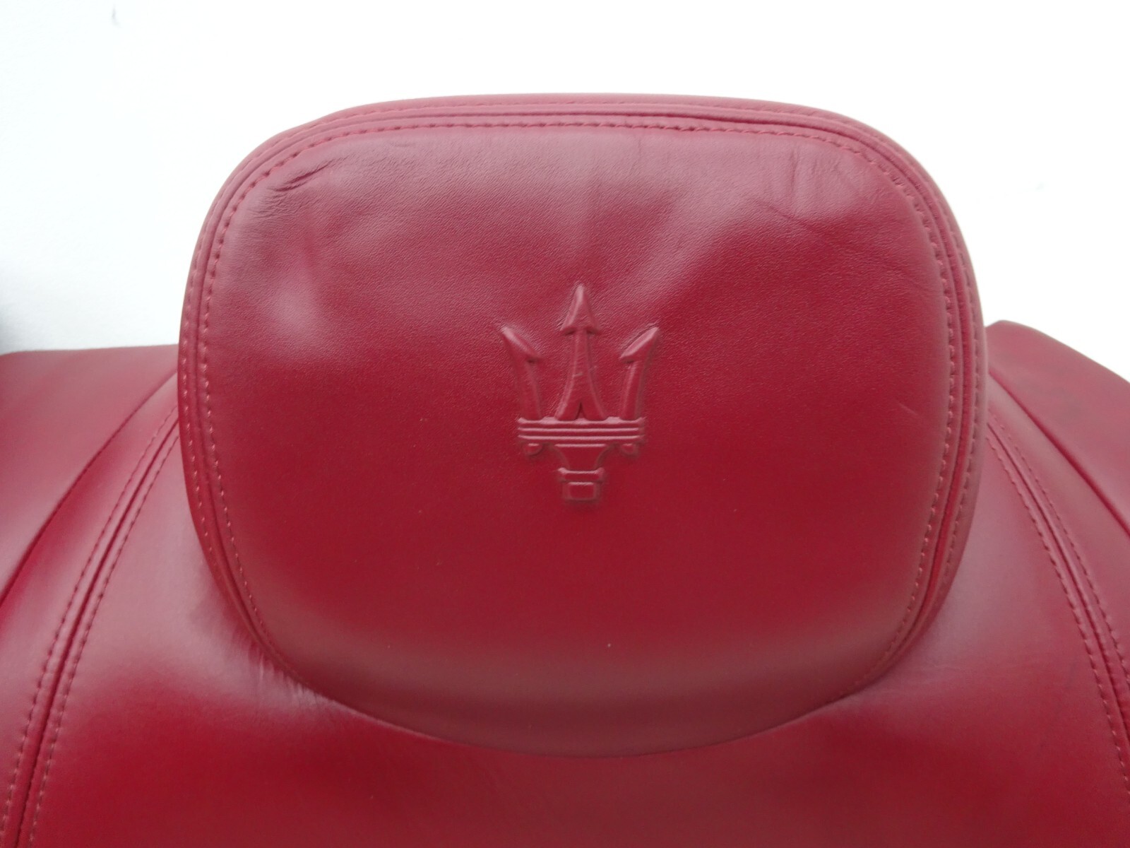 14-17 Maserati Ghibli Rear Left Driver Side Upper Seat Cushion Red OEM DE231039