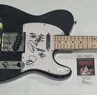 SEVENDUST SIGNED CUSTOM ELECTRIC GUITAR LAJON WITHERSPOON ALL 5 JSA COA — photo 2