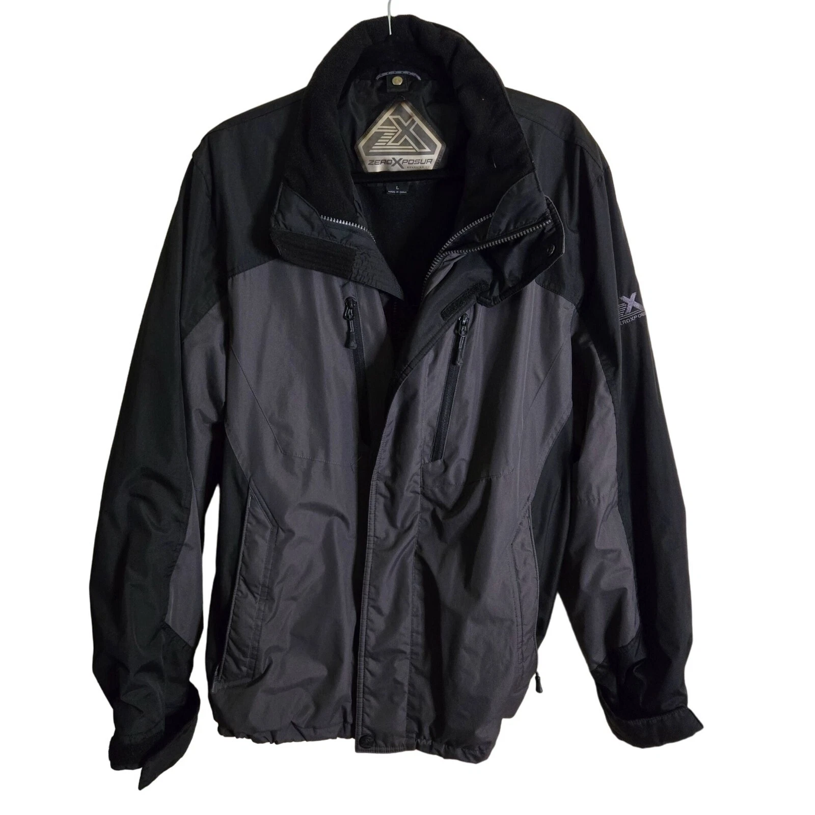 ZeroXposure Gray Black Ski Jacket Size L