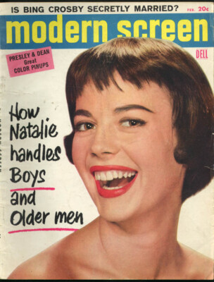 MAG: Modern Screen Magazine February 1957 JAMES DEAN ELVIS DIANA DORS VG