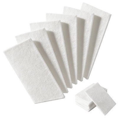 Asofelk 12 White Non Woven Scrub Pads 4x6 Inch