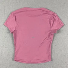 ALO Yoga Softsculpt Precision top Small Short Sleeve Pink Wild Rose