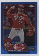 2023 Topps Chrome Update Blue Refractor 25/150 Levi Stoudt #USC13 0q3