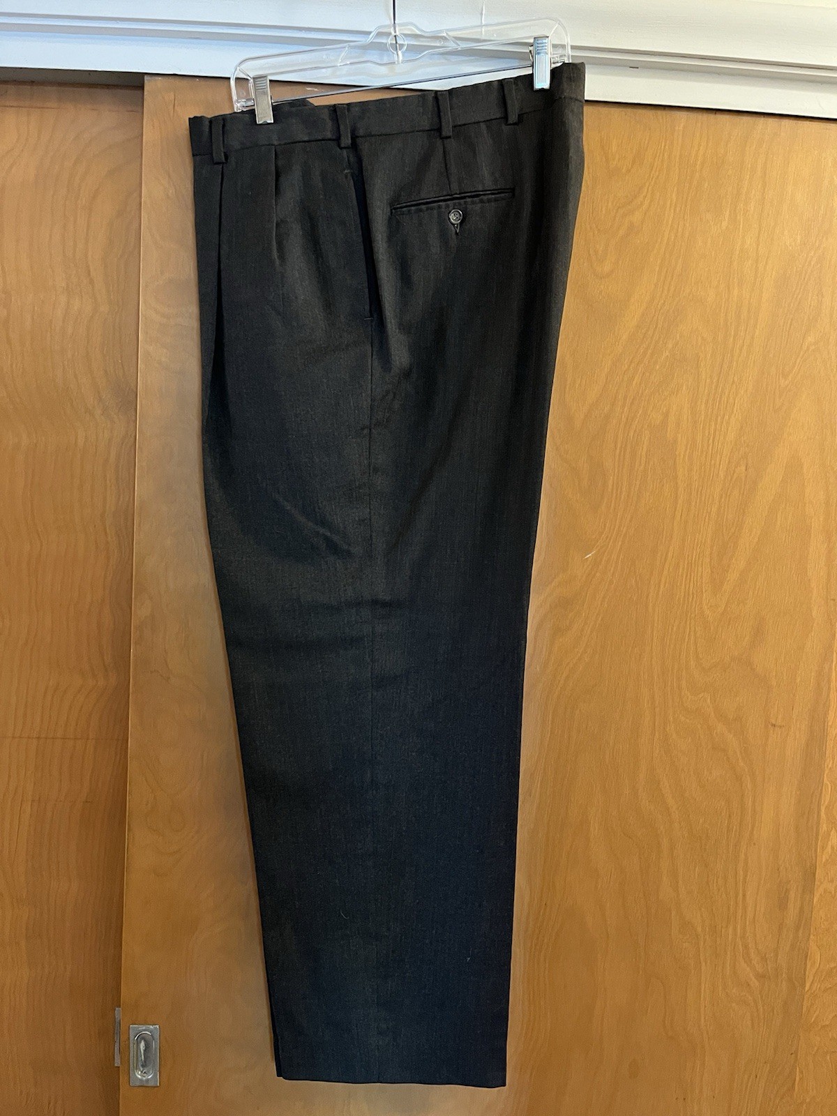 Men’s Austin Reed Charcoal Grey Wool Dress Pants 40 x 30