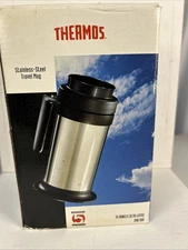 Thermos Stainless Steel Travel Mug  16 Ounce New