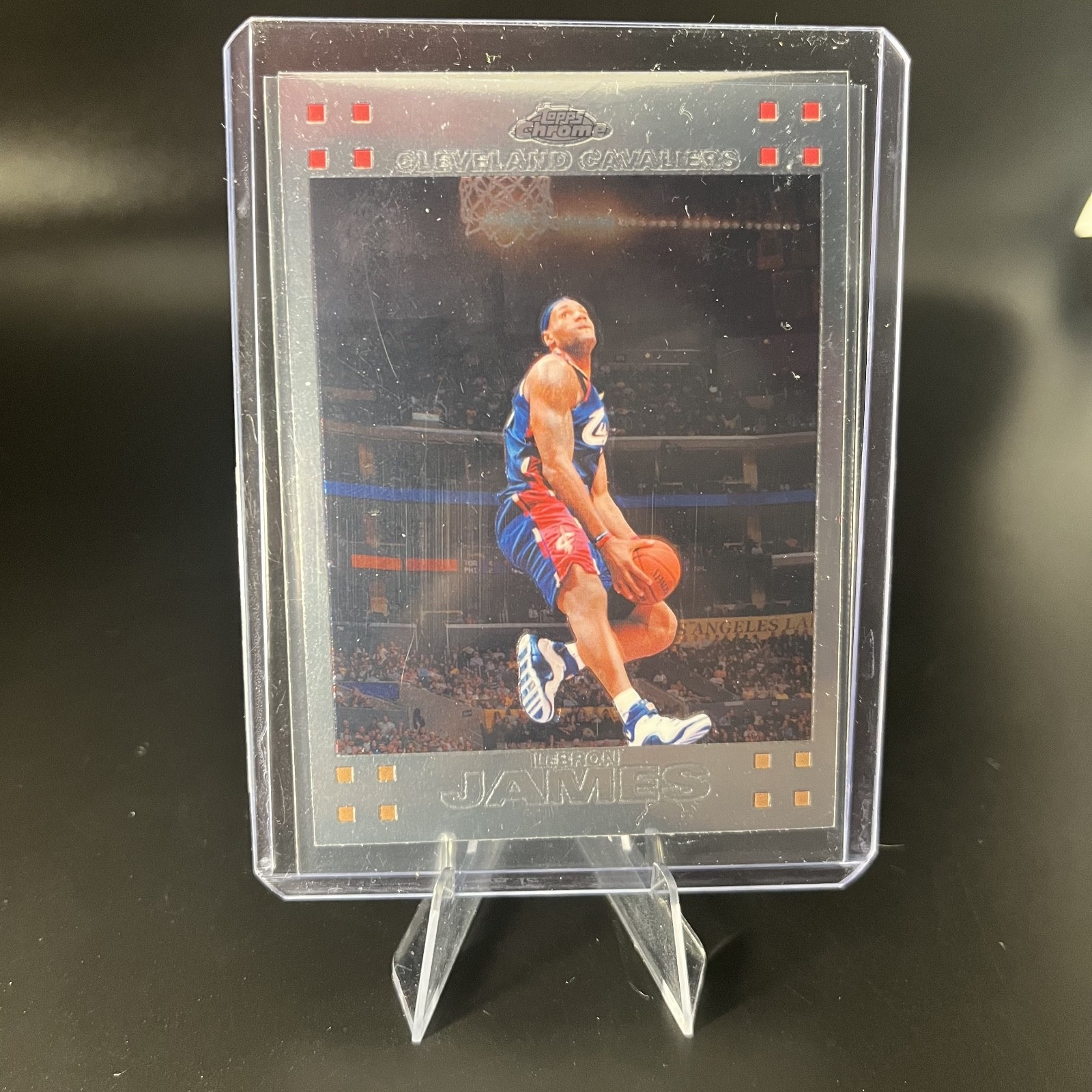 2007-2008 Topps Chrome #23 LeBron James Cleveland Cavaliers LBJ