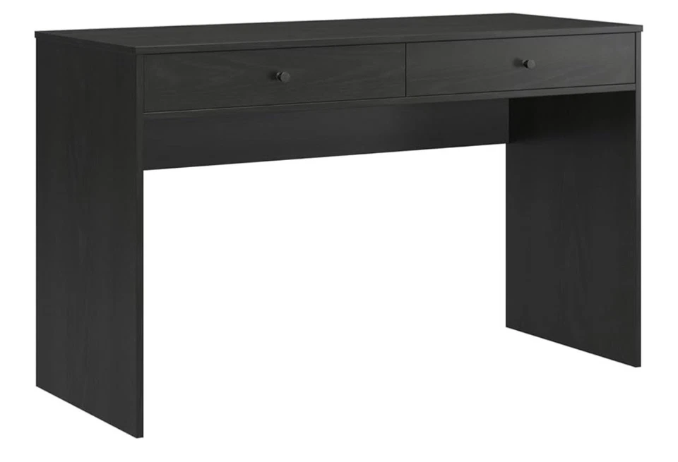 Ameriwood Home The Loft 2抽屉书桌,黑橡木色 — 第 2/3 张图片