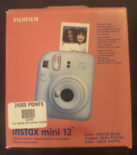 Fujifilm INSTAX MINI 12 Instant Film Camera - Pastel Blue - New