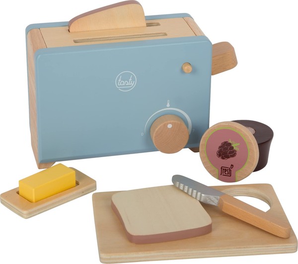 Small Foot Toaster-Set Tasty Aus Holz, Rollenspielzeug FüR Kinder, Z (Us Import)-image