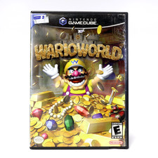Wario World (GameCube) Case and Manual Only - Authentic Acceptable Cond
