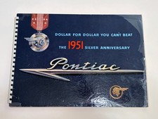 1951 PONTIAC "SILVER ANNIVERSARY" DEALER ALBUM IN EXCELLENT CONDITION