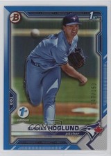 2021 Bowman Draft 1st Edition Blue Foil 147/150 Gunnar Hoglund #BD-78 w5p